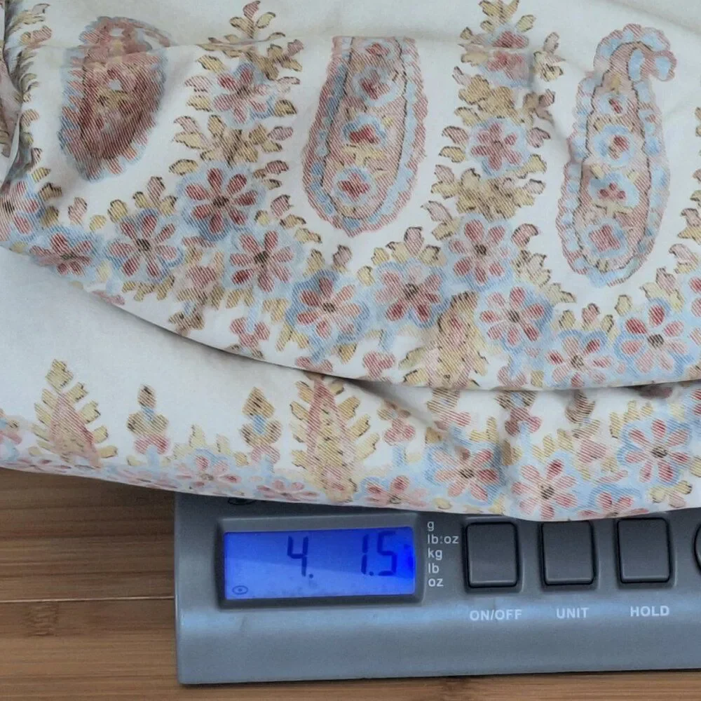 Ralph Lauren Duvet Cover Camile Paisley Chambray King 103 x 90